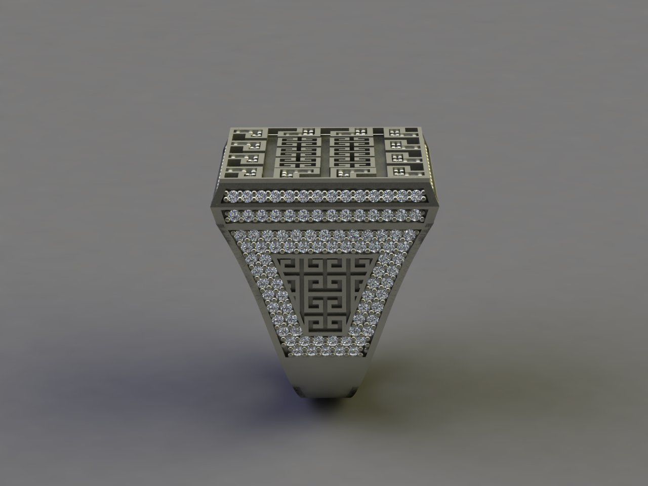 Gent Ring  3D print model_2
