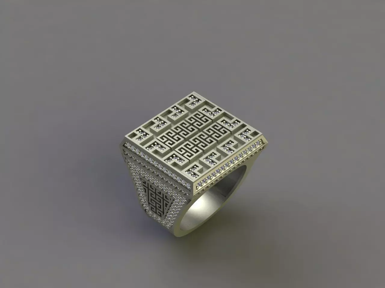 Gent Ring  3D print model_0