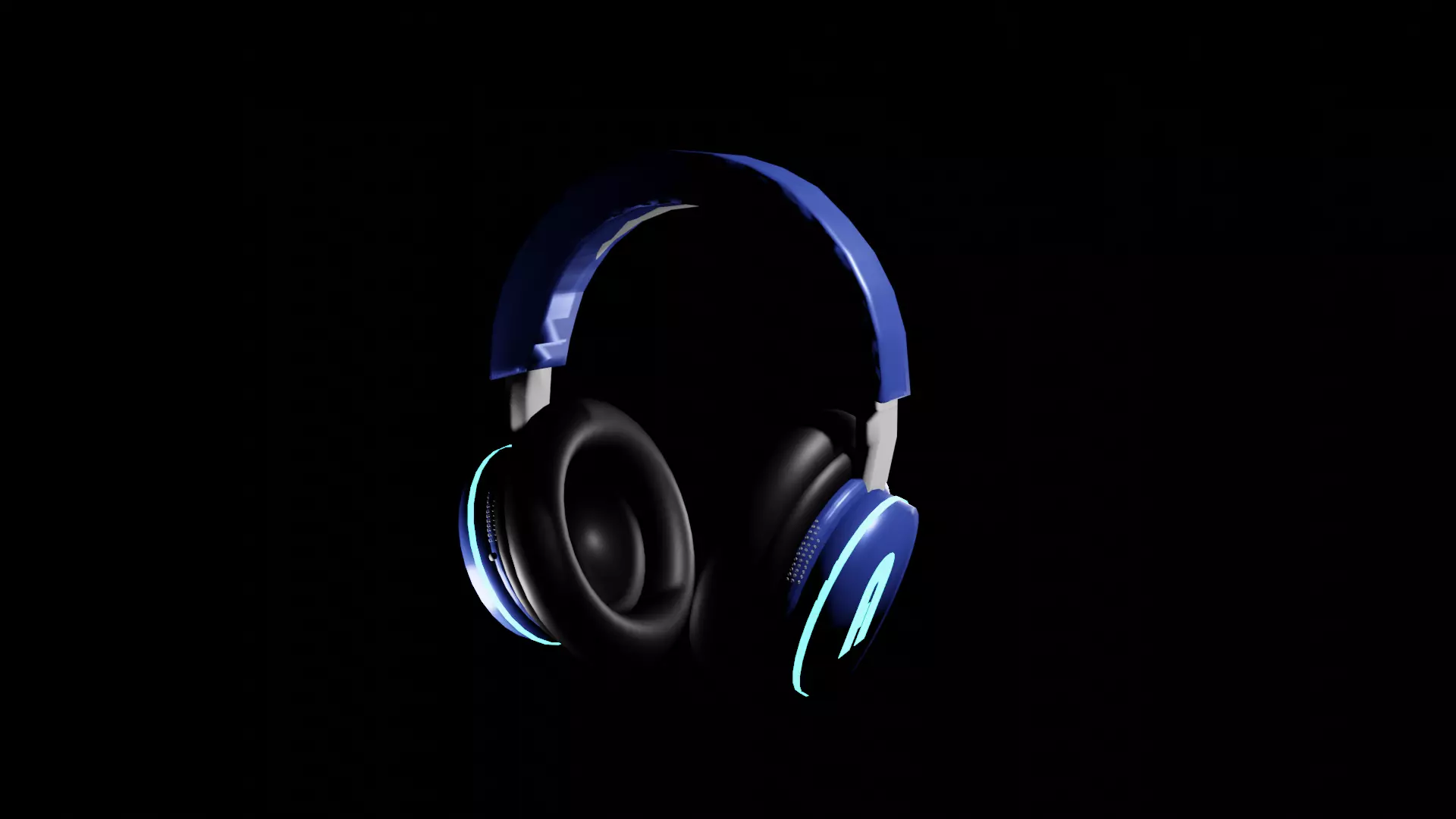 HEADSET headphones Free low-poly 3D model