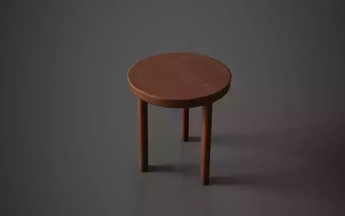 Simple Medieval Stool 