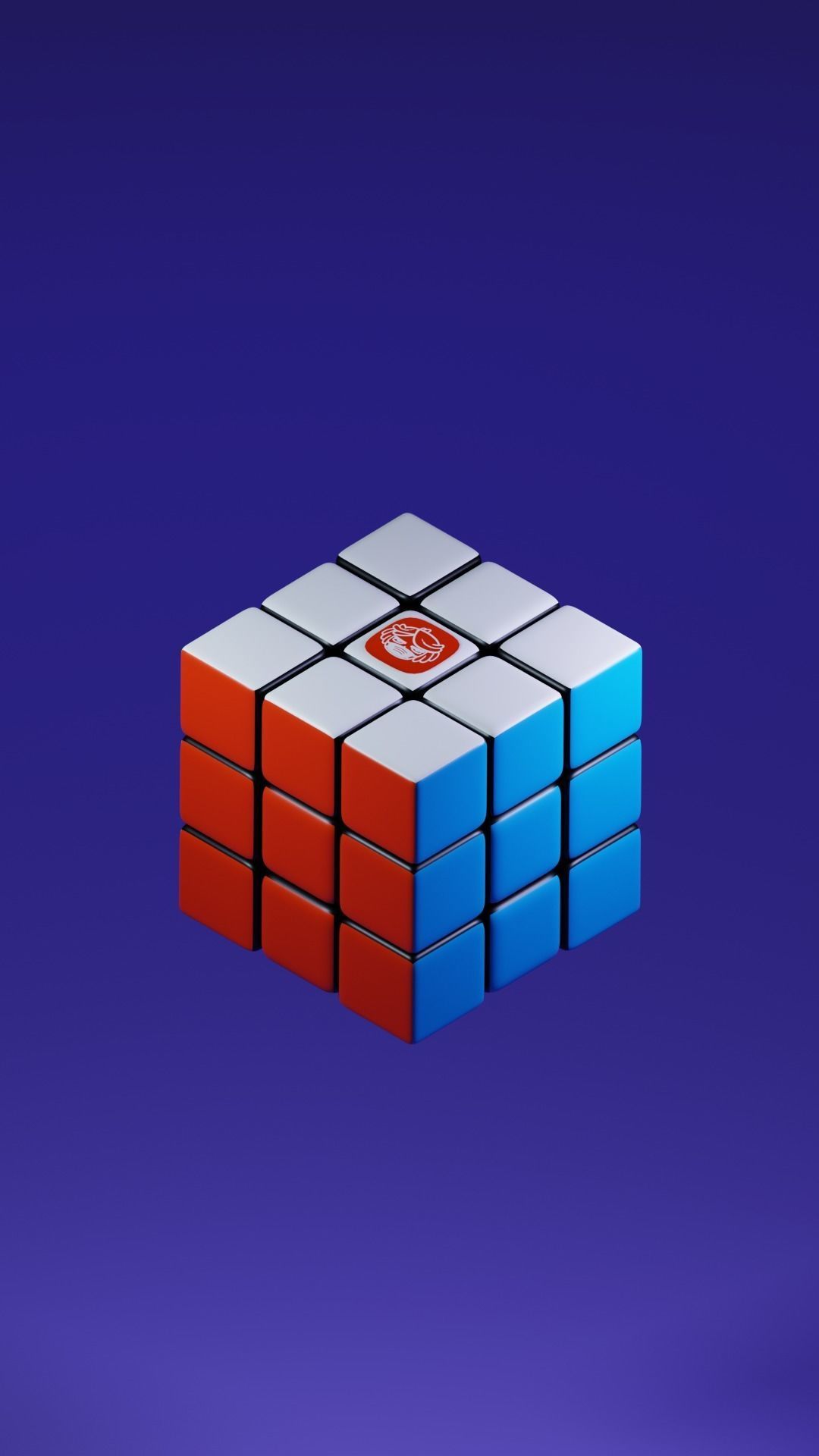 Rubiks cube animation 3D model_1