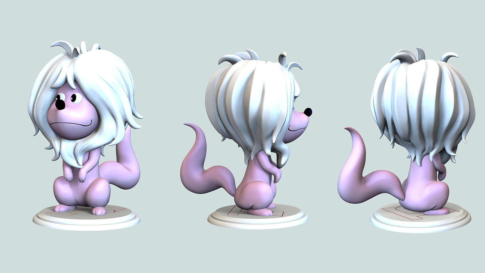 EEK LIMAYE from Captain Future Grag s pet 3D model_3