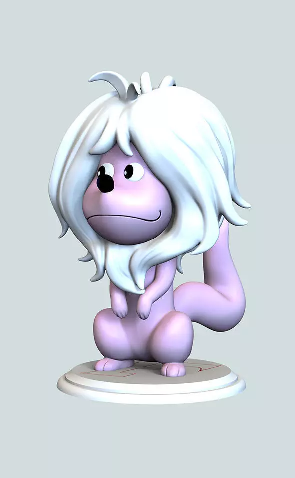 EEK LIMAYE from Captain Future Grag s pet 3D model_0