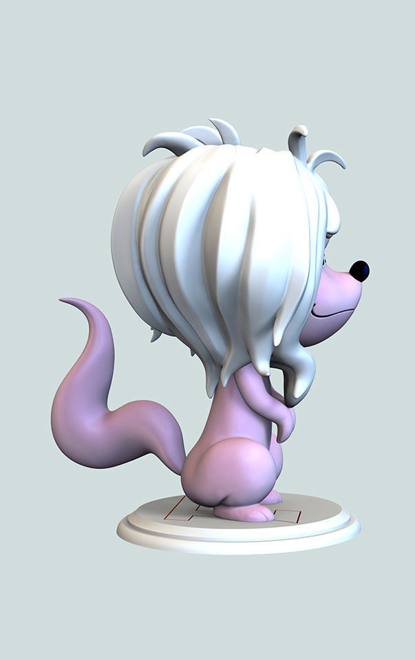 EEK LIMAYE from Captain Future Grag s pet 3D model_1