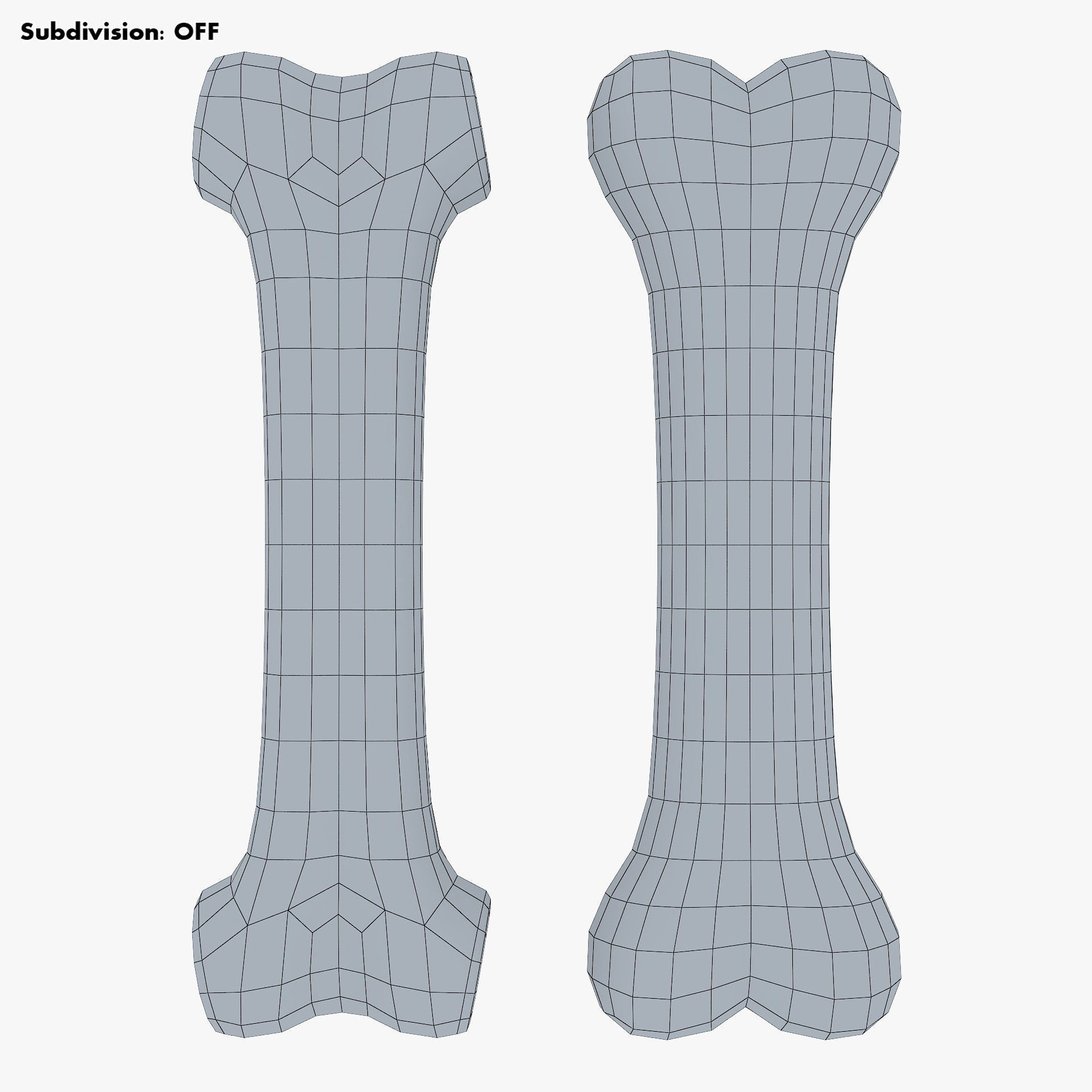 Cartoon Bone v 2 3D model_13