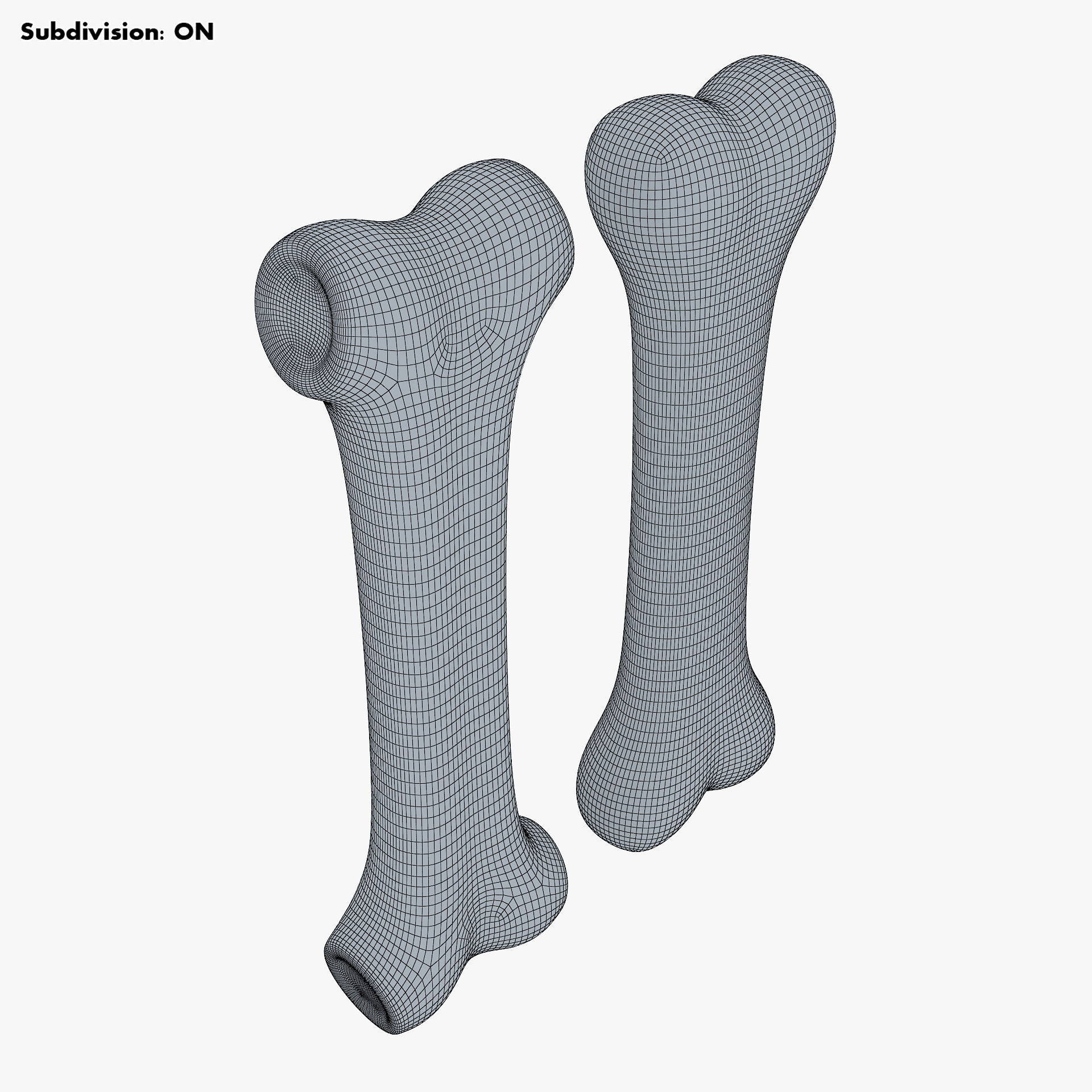 Cartoon Bone v 2 3D model_16