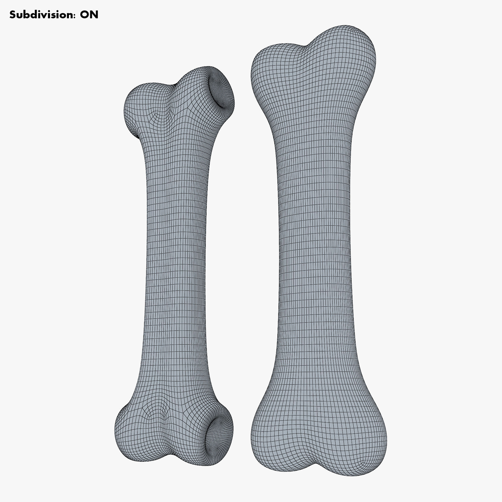 Cartoon Bone v 2 3D model_22