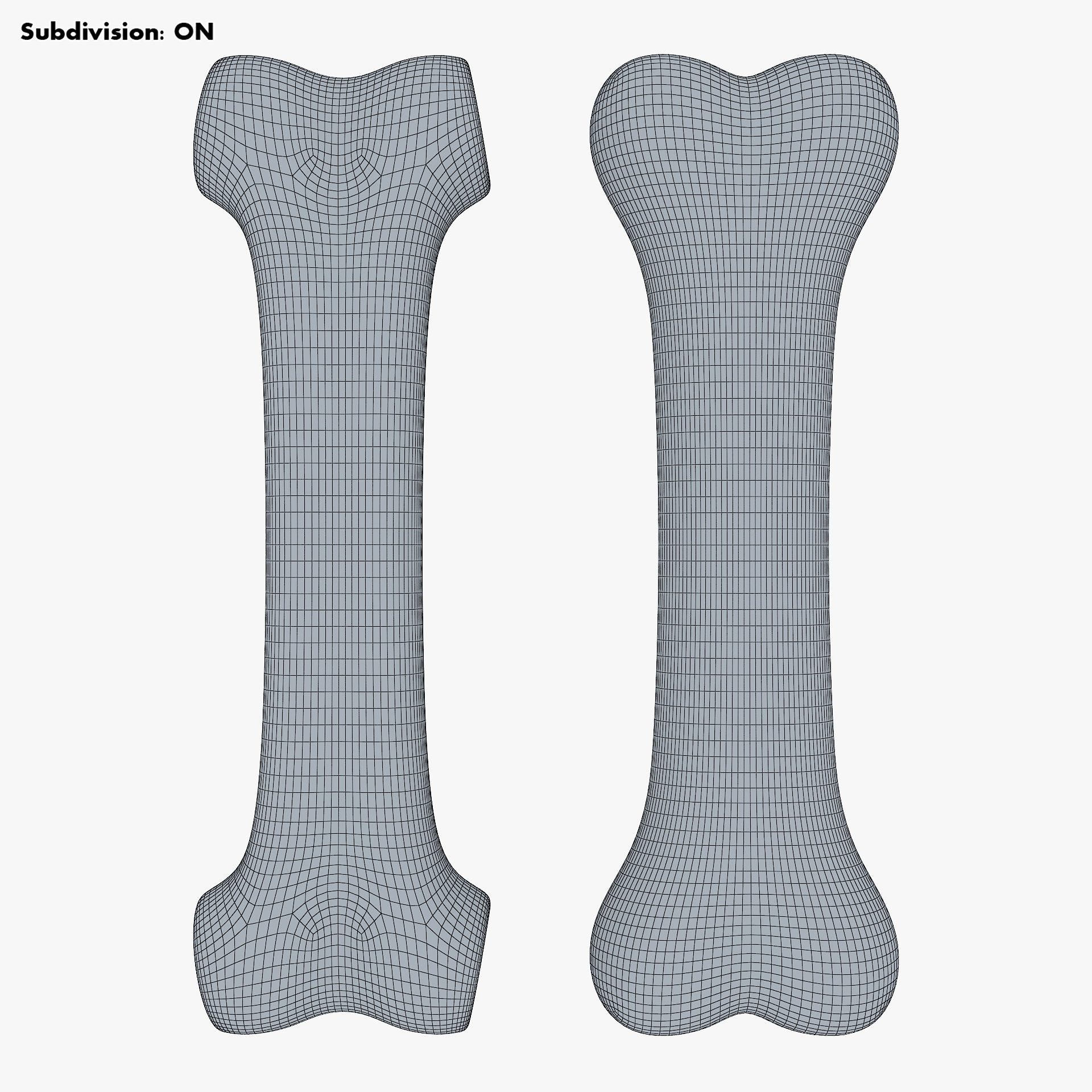 Cartoon Bone v 2 3D model_12