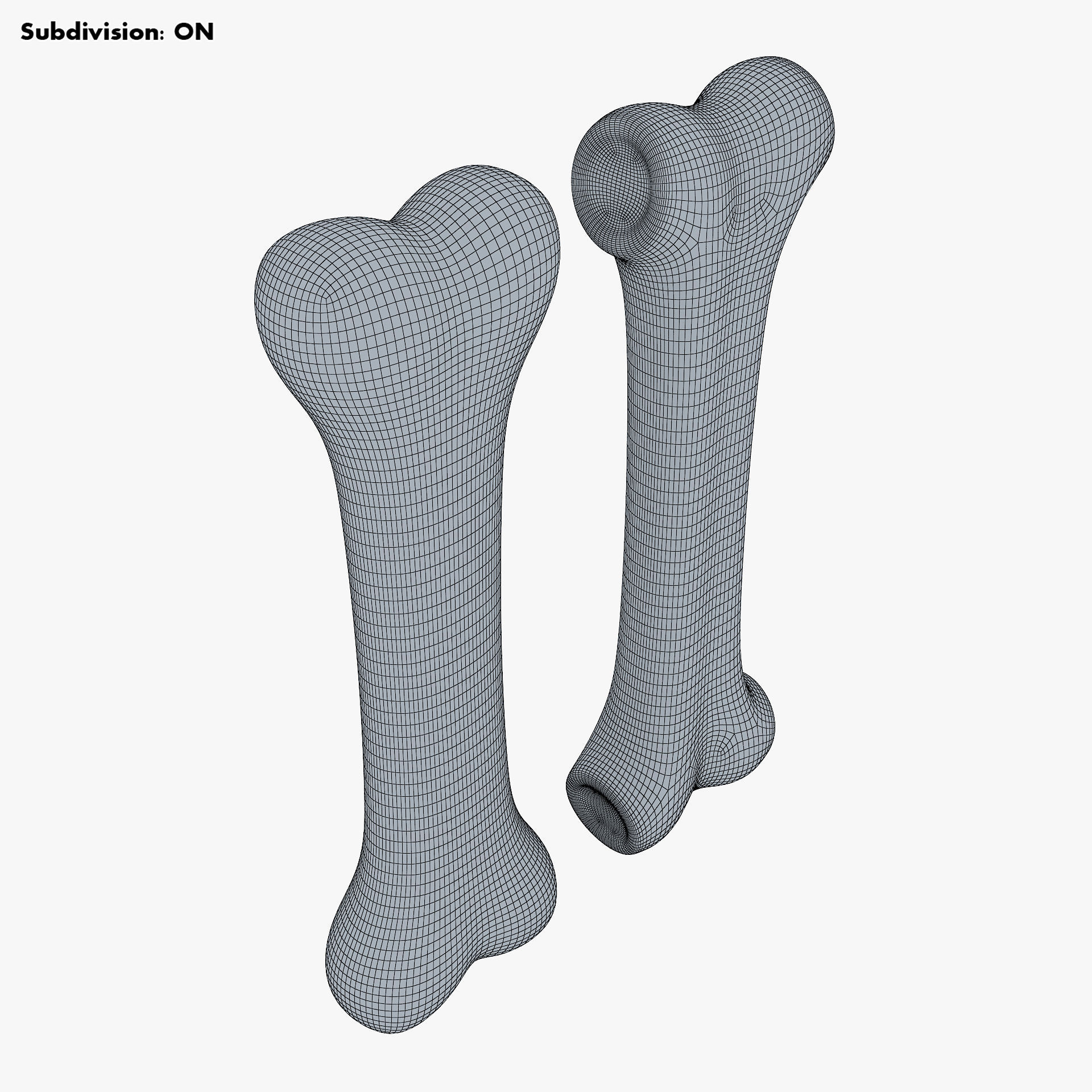 Cartoon Bone v 2 3D model_18