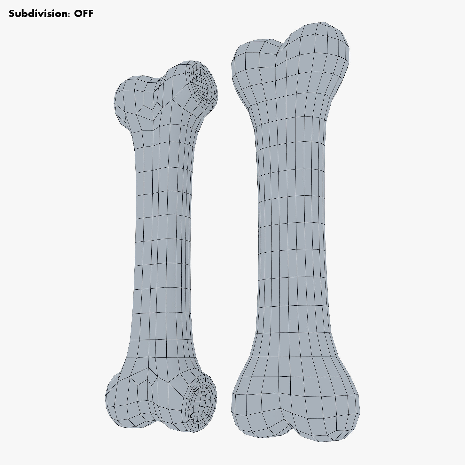 Cartoon Bone v 2 3D model_23