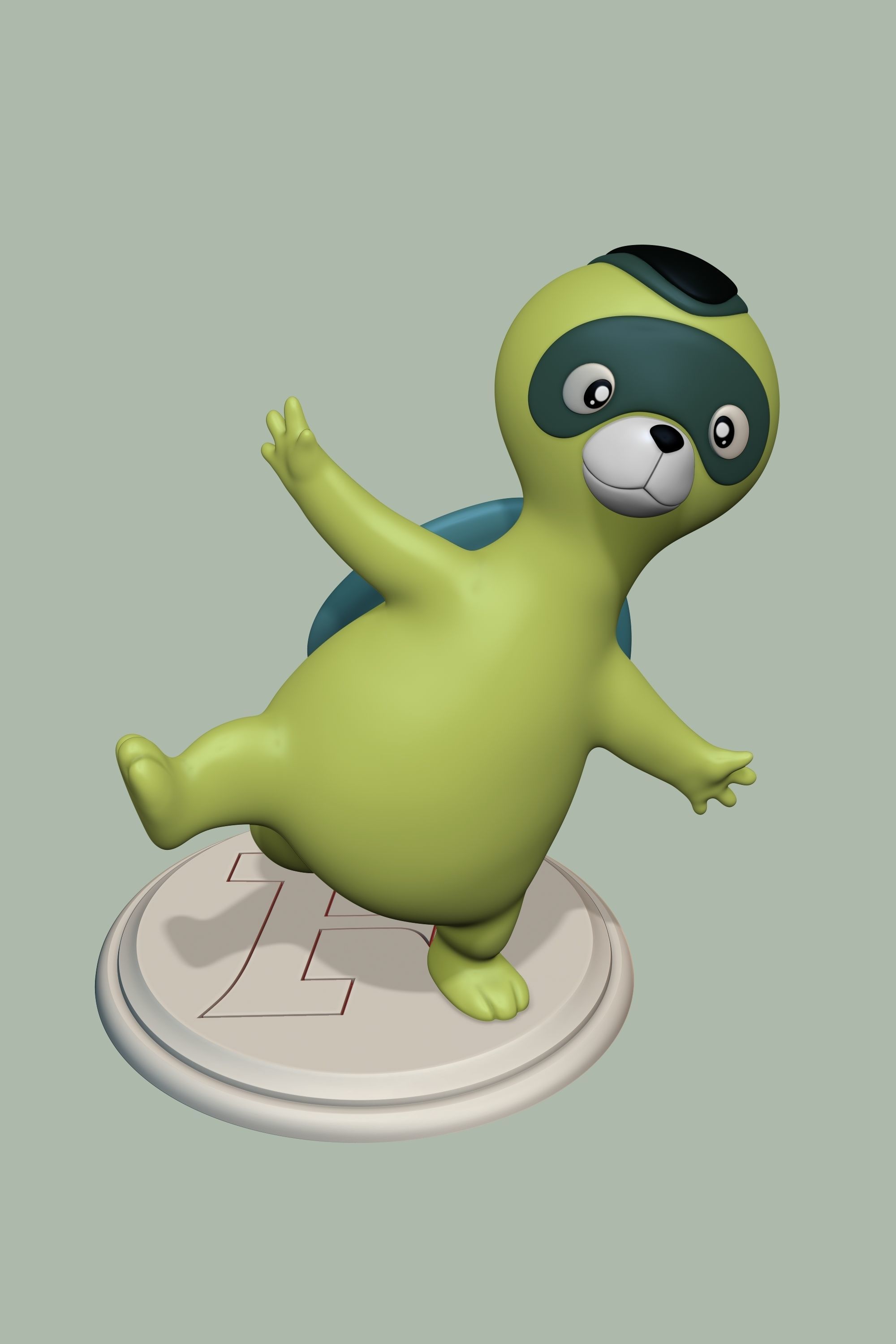 OAK Fregolo Captain Future Capitaine Flam 3D model_2