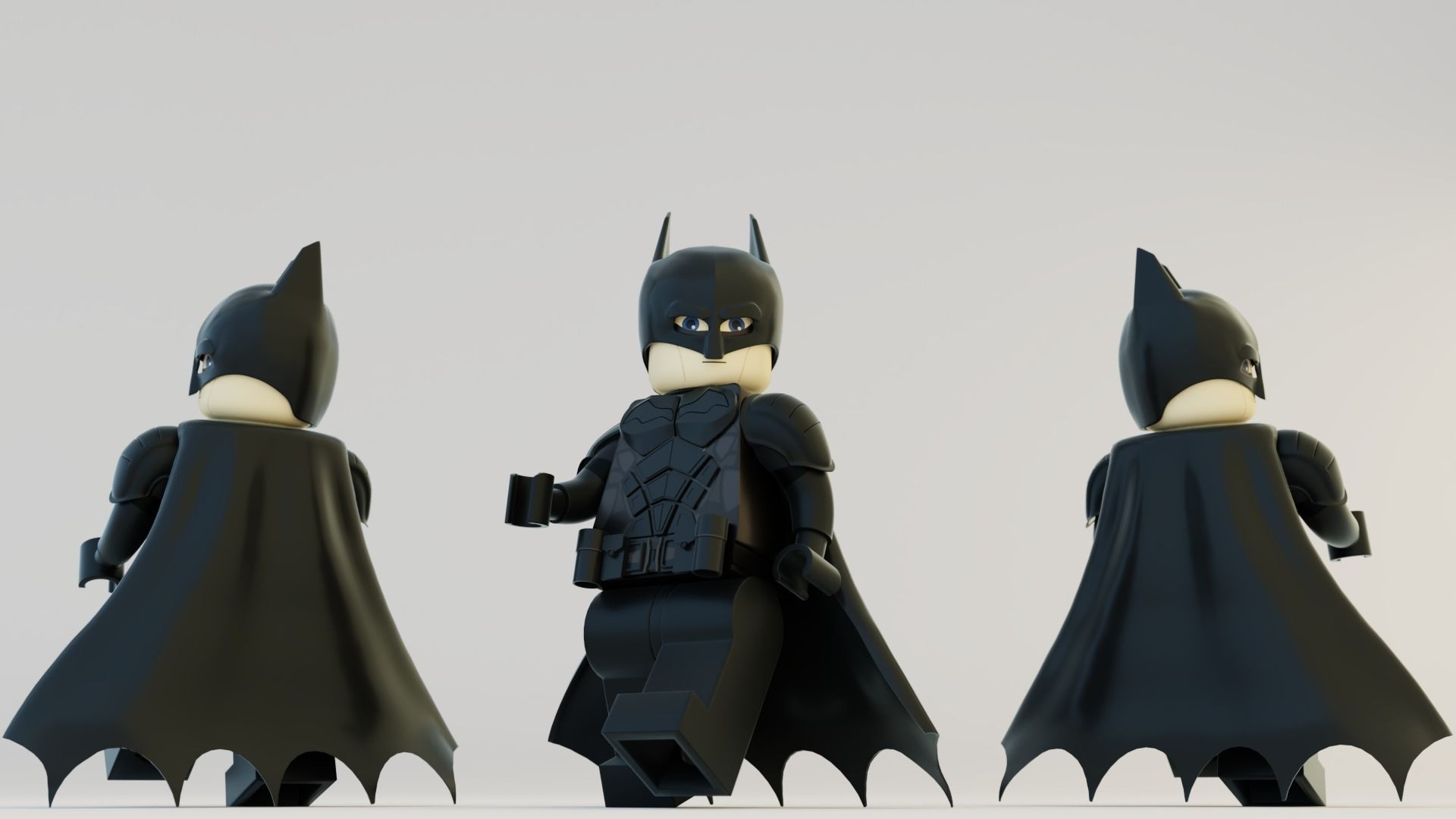 Lego Batman new  design 3D model_3