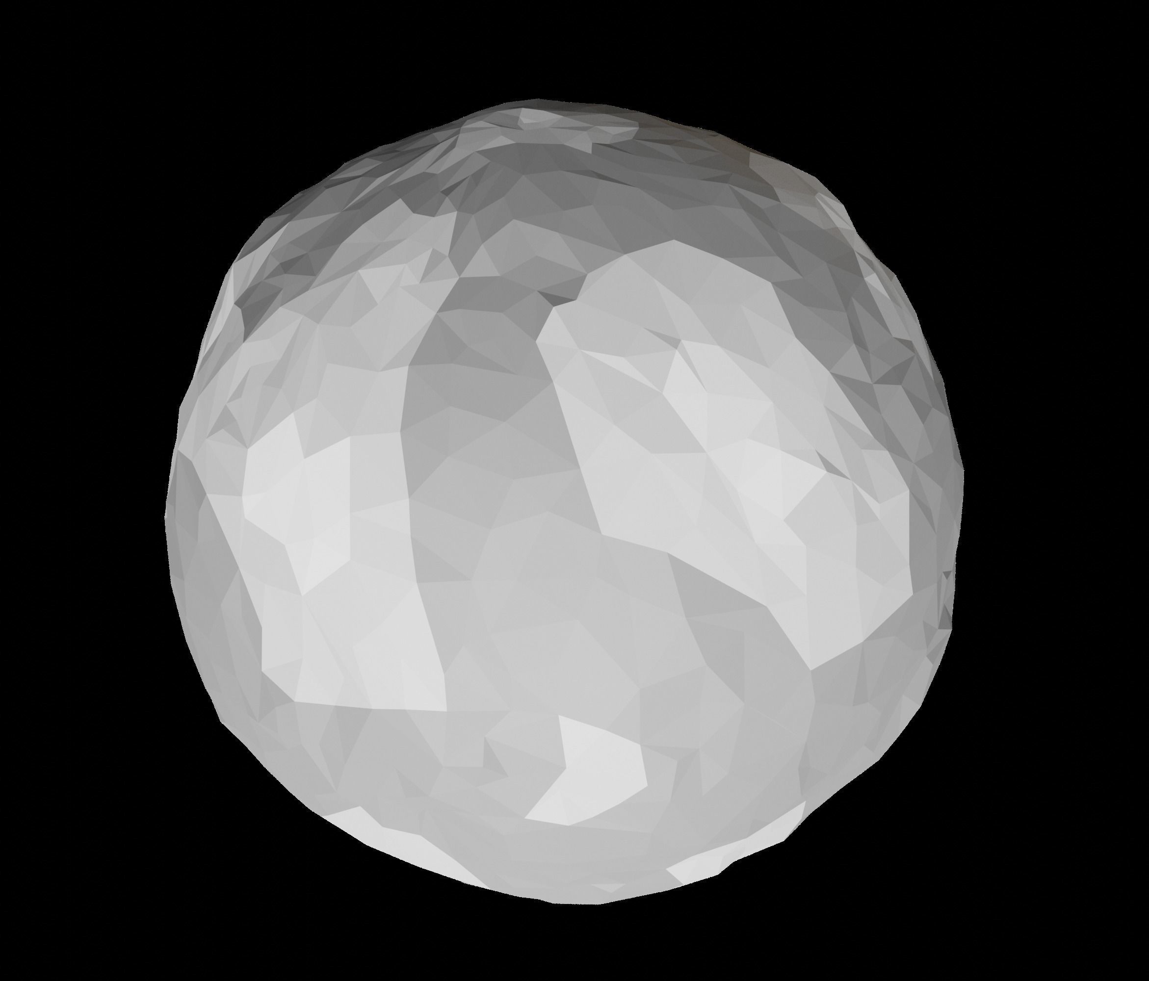 Solar System  Low-poly 3D model_3