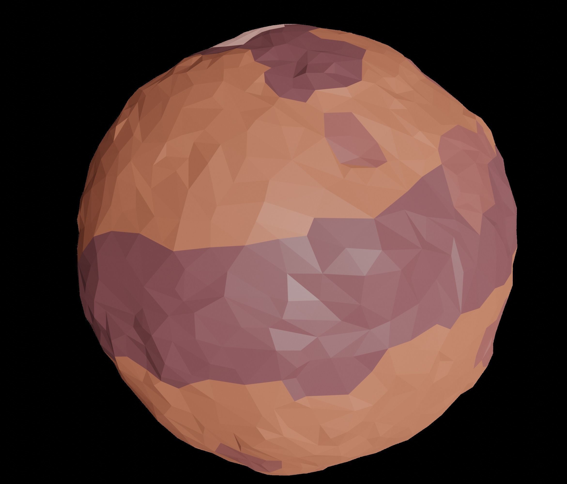 Solar System  Low-poly 3D model_6