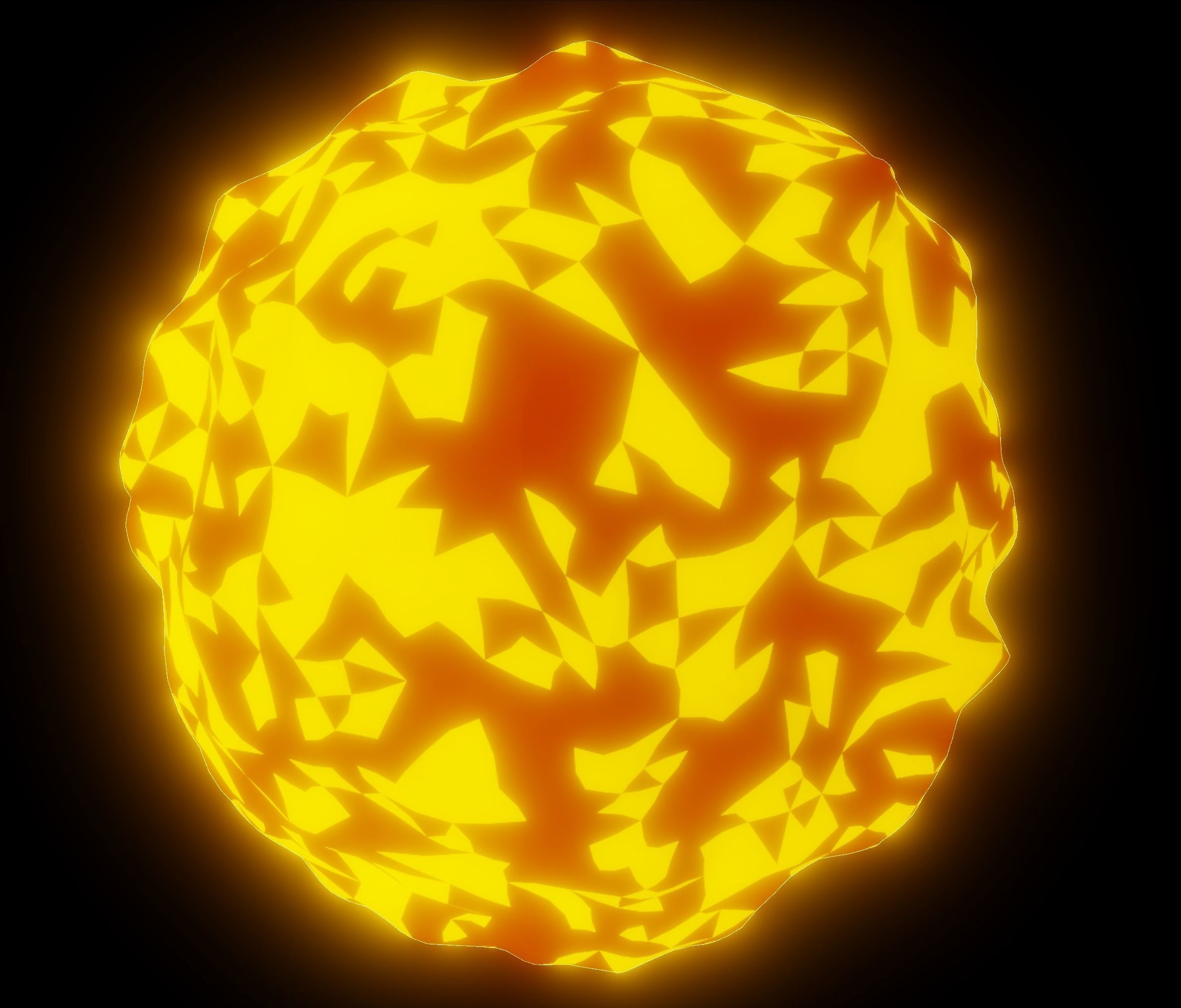 Solar System  Low-poly 3D model_2