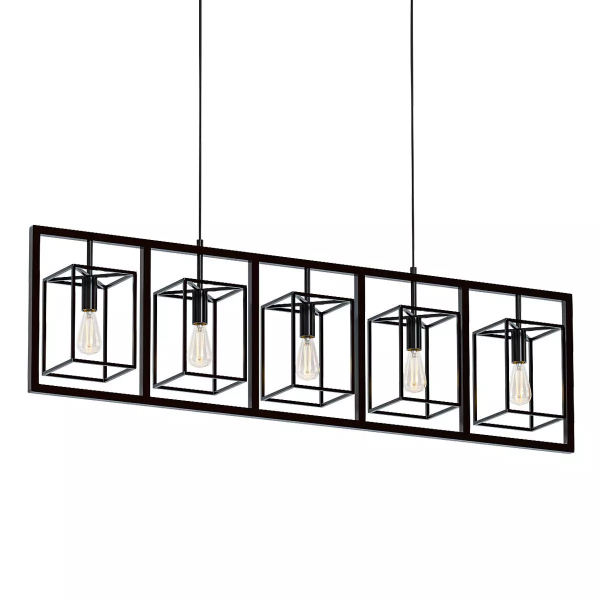 INDUSTRIAL CEILING LIGHT WINSTON CUBE 3D model