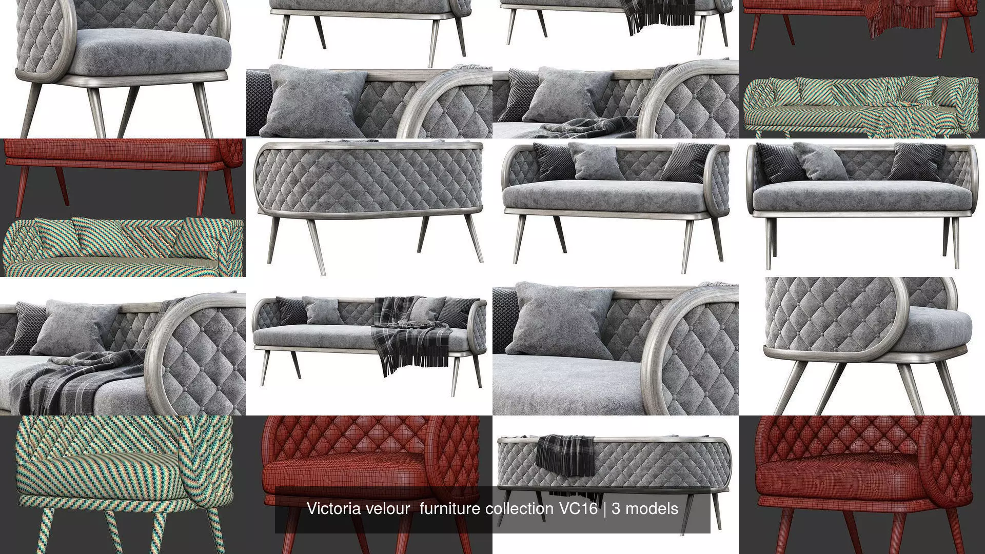 Victoria velour  furniture collection VC16 _1