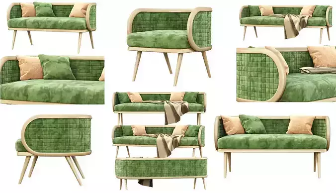 Victoria velour furniture collection DC18 