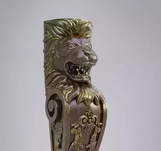 Lion Pillar Baluster