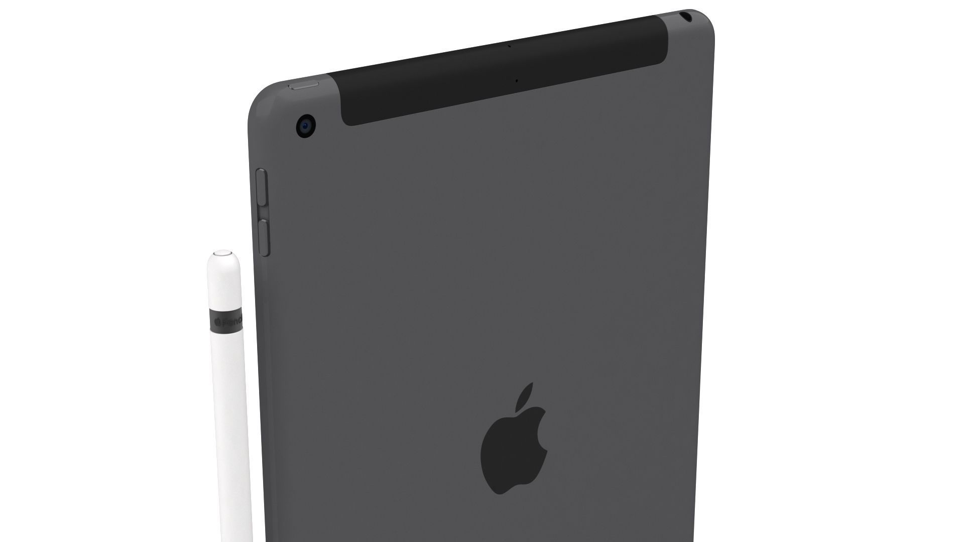 Apple iPad 10-2 2021 Space Gray 3D model_3