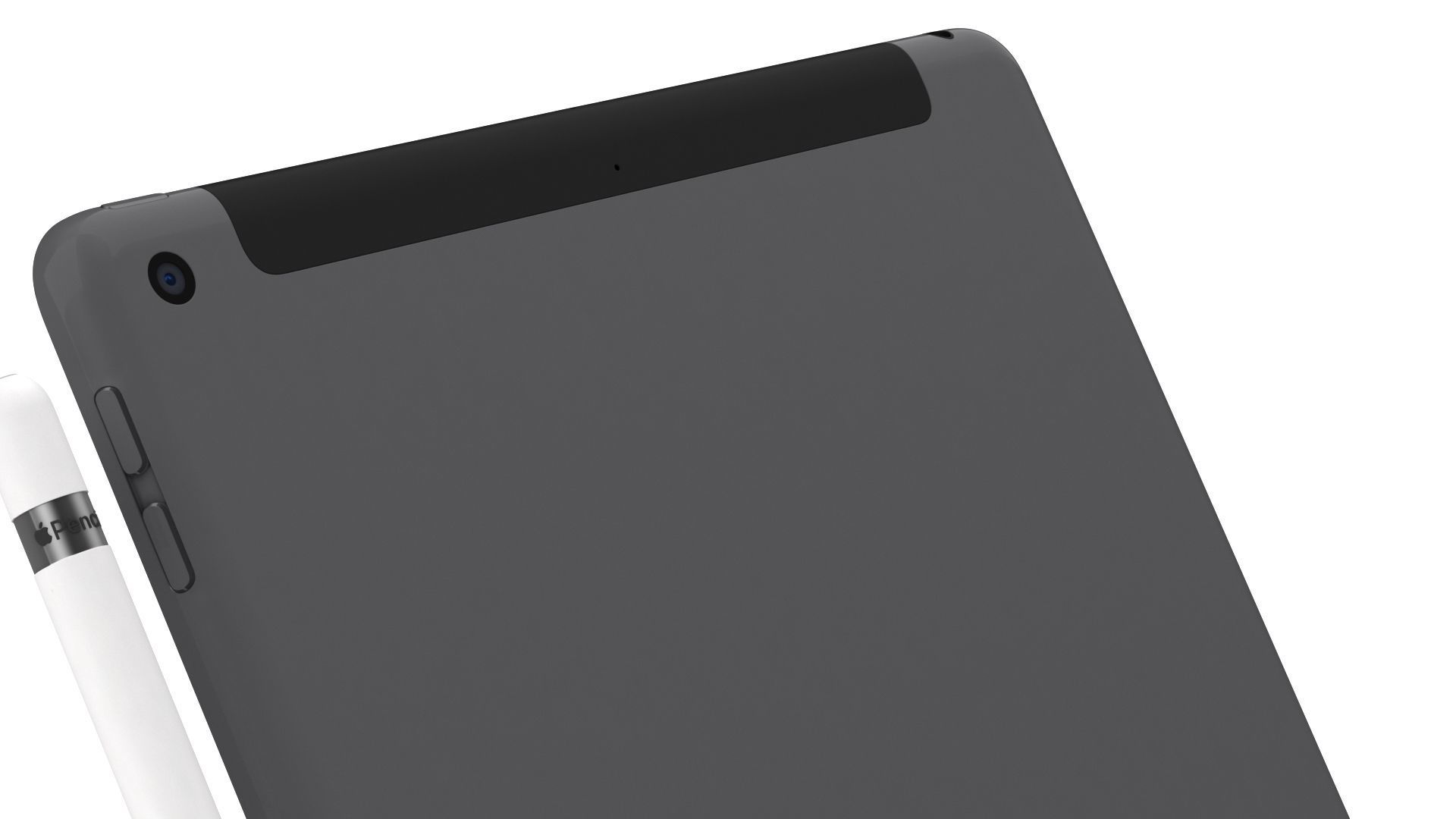 Apple iPad 10-2 2021 Space Gray 3D model_4
