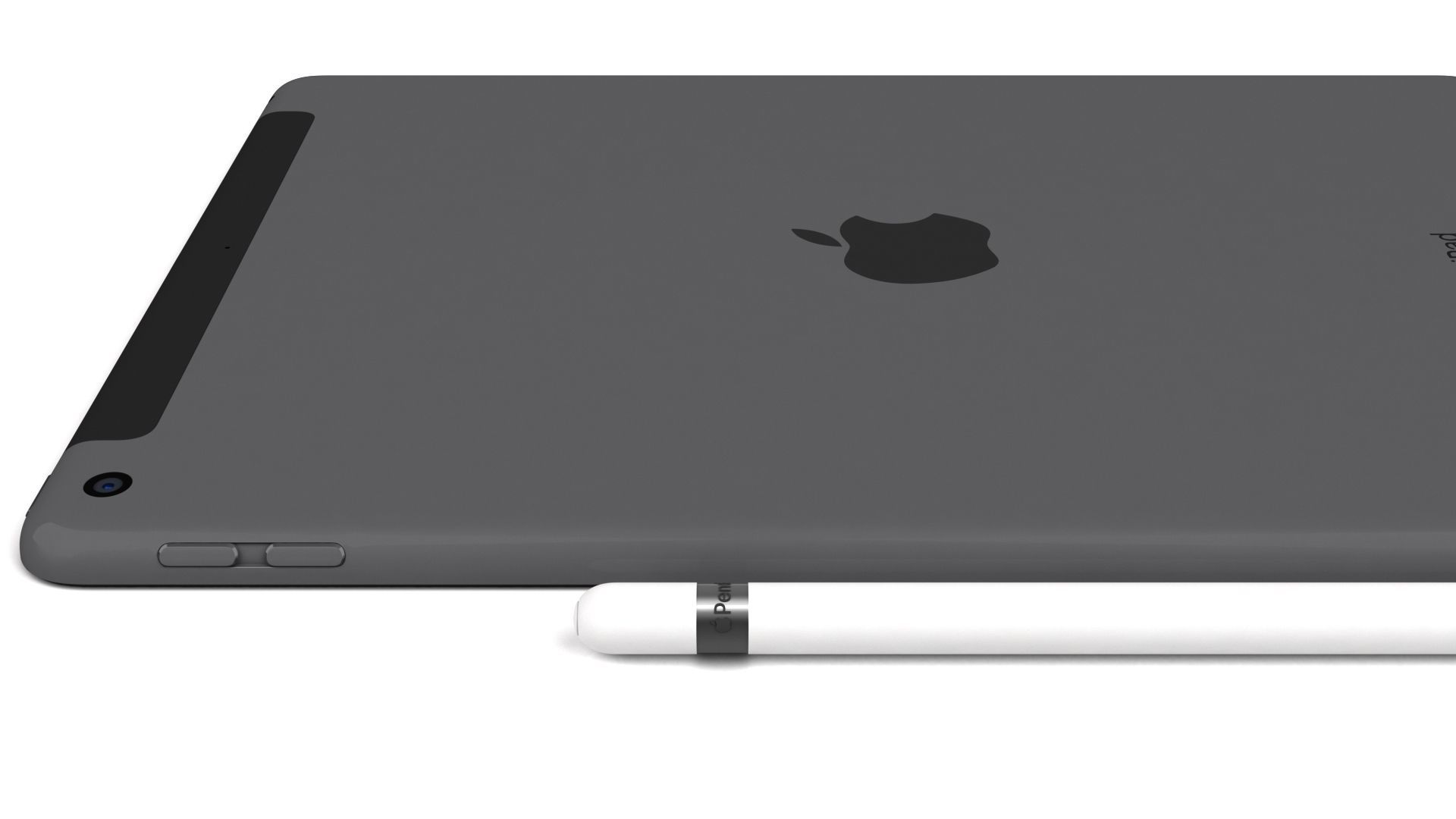 Apple iPad 10-2 2021 Space Gray 3D model_8