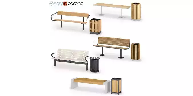 Outdoor benches Nola 2