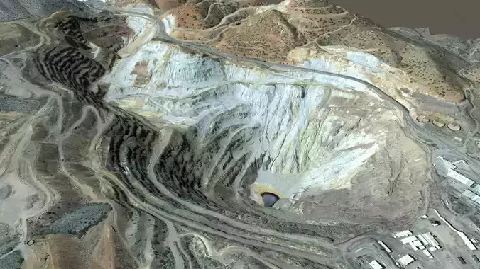 Opencast mine Lavender Pit 3D model
