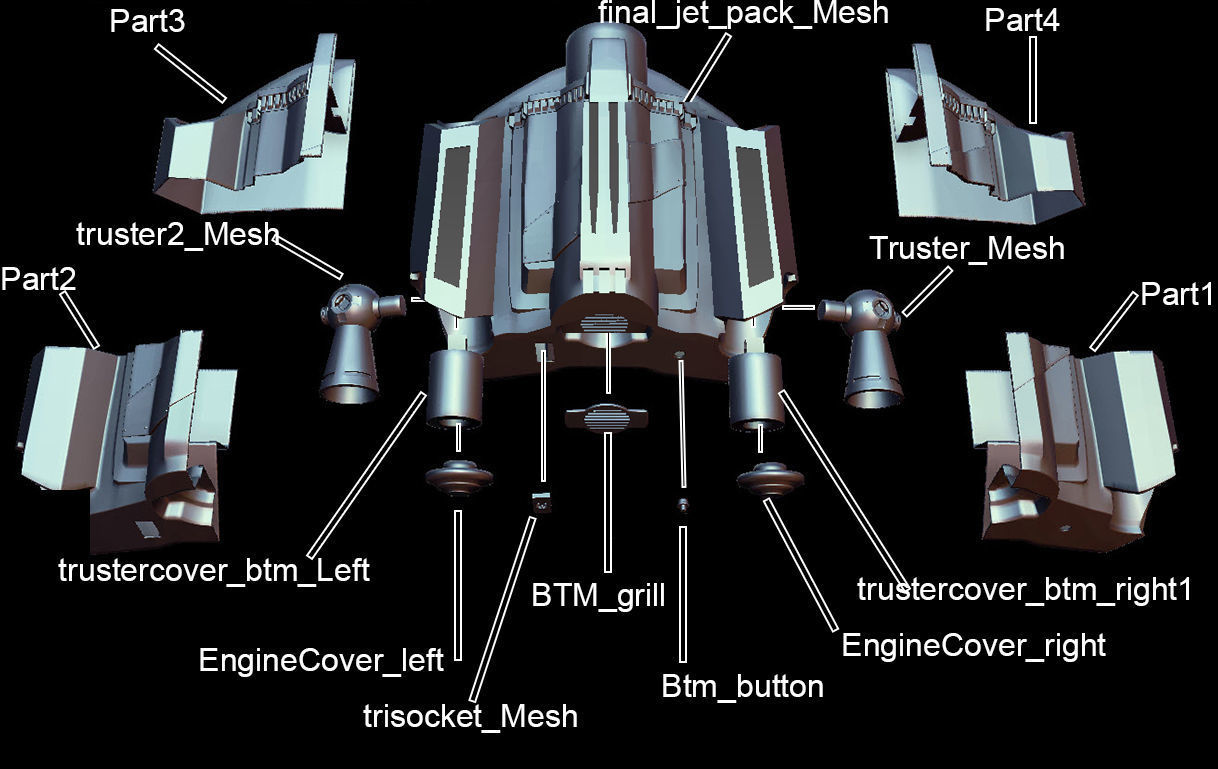 Boba Fett Armor as seen on the Book of Boba Fett 3D print model_31