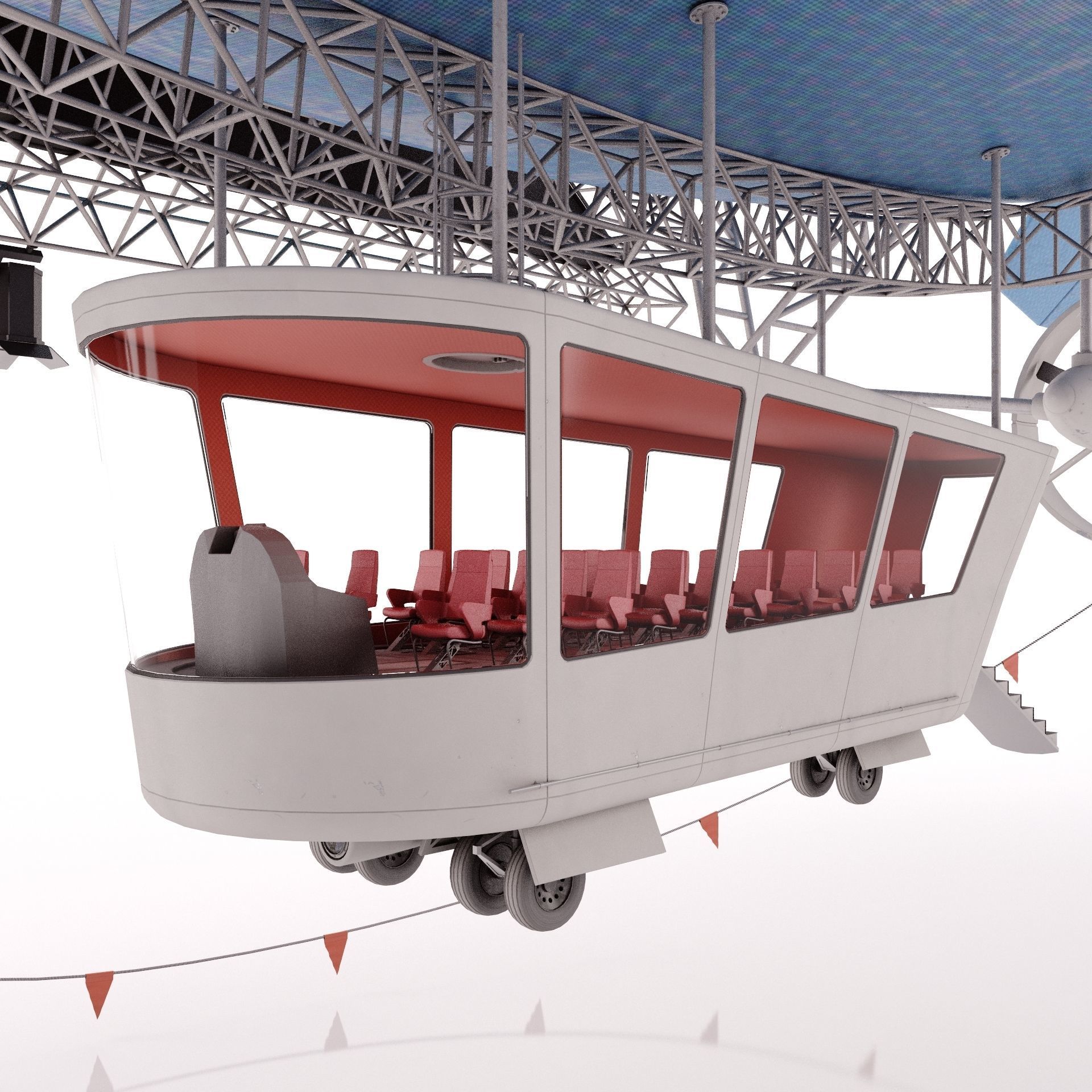 Advertising Zeppelin Pepsi 3D model_12