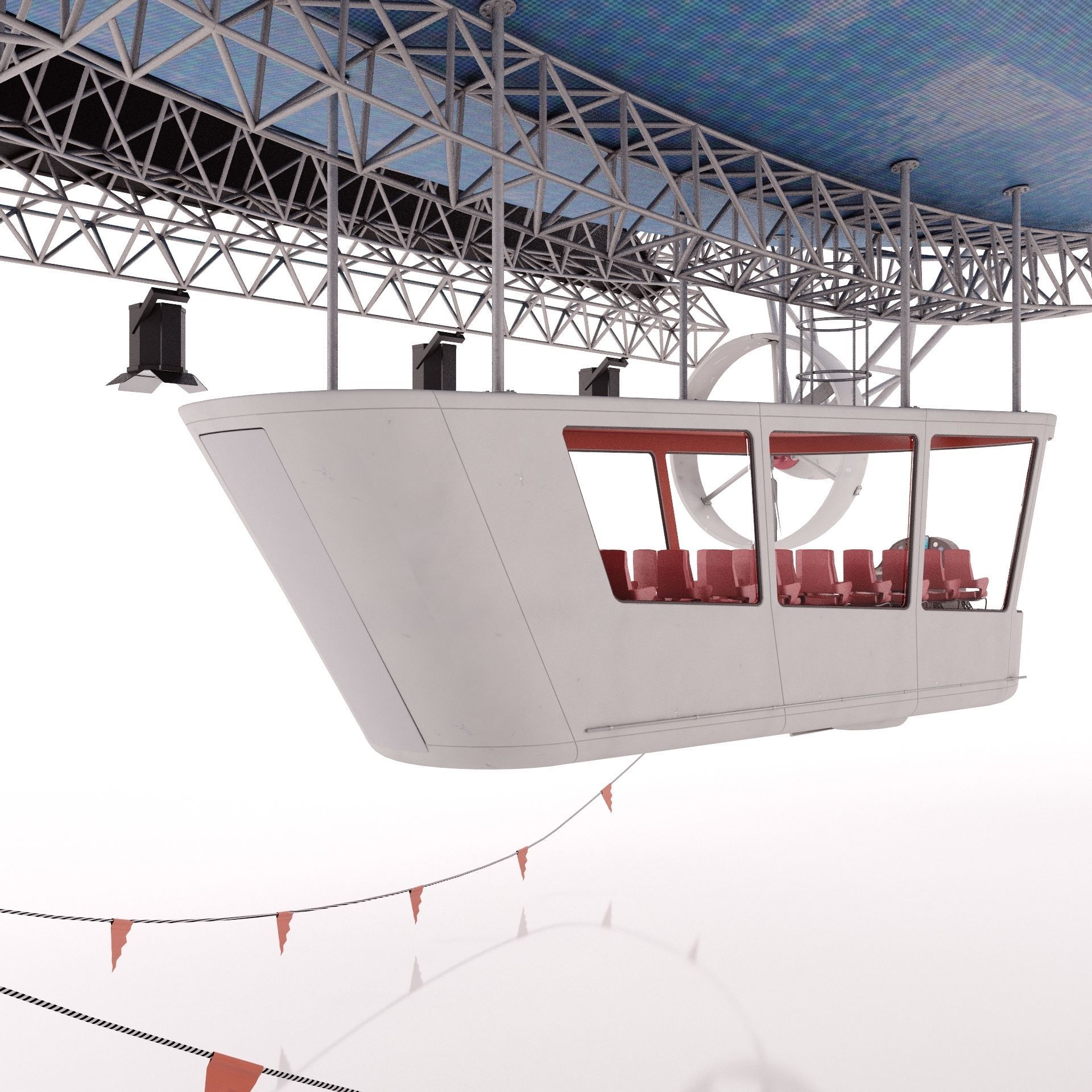 Advertising Zeppelin Pepsi 3D model_14