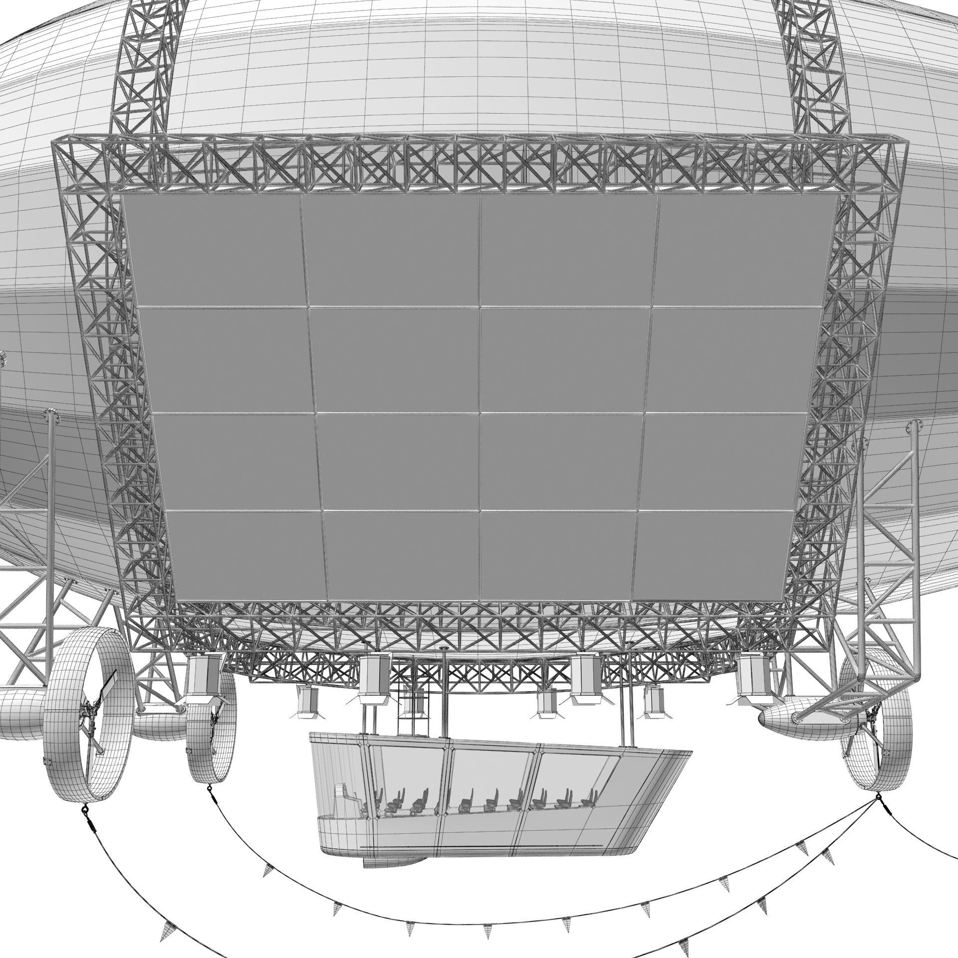 Advertising Zeppelin Pepsi 3D model_26