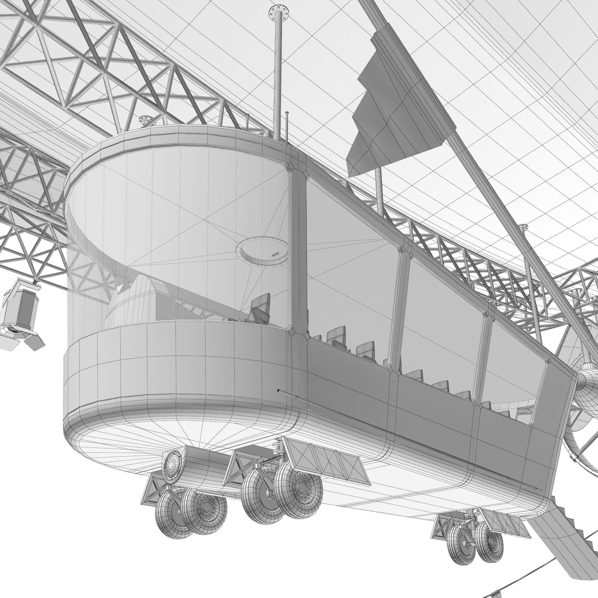 Advertising Zeppelin Pepsi 3D model_32