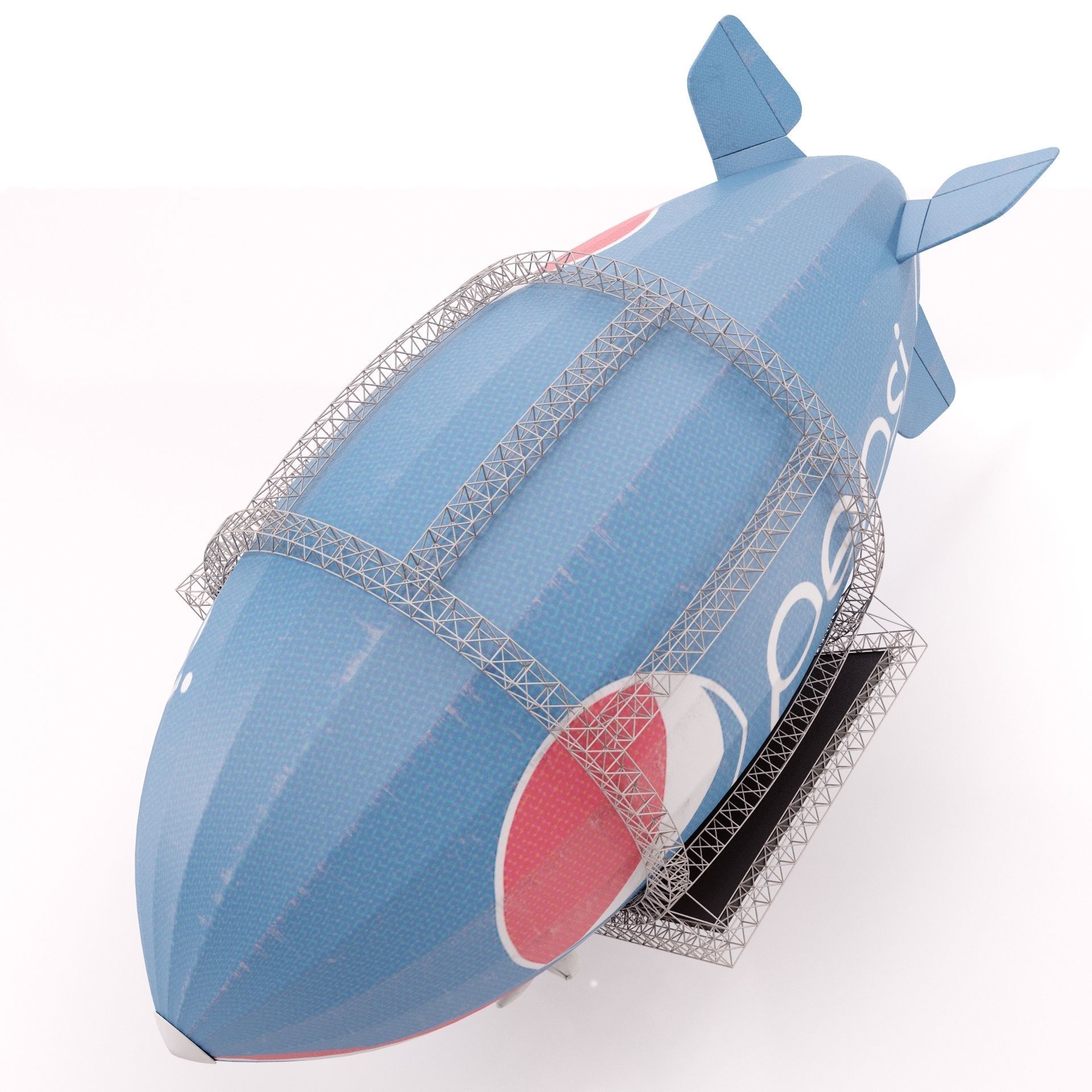 Advertising Zeppelin Pepsi 3D model_6
