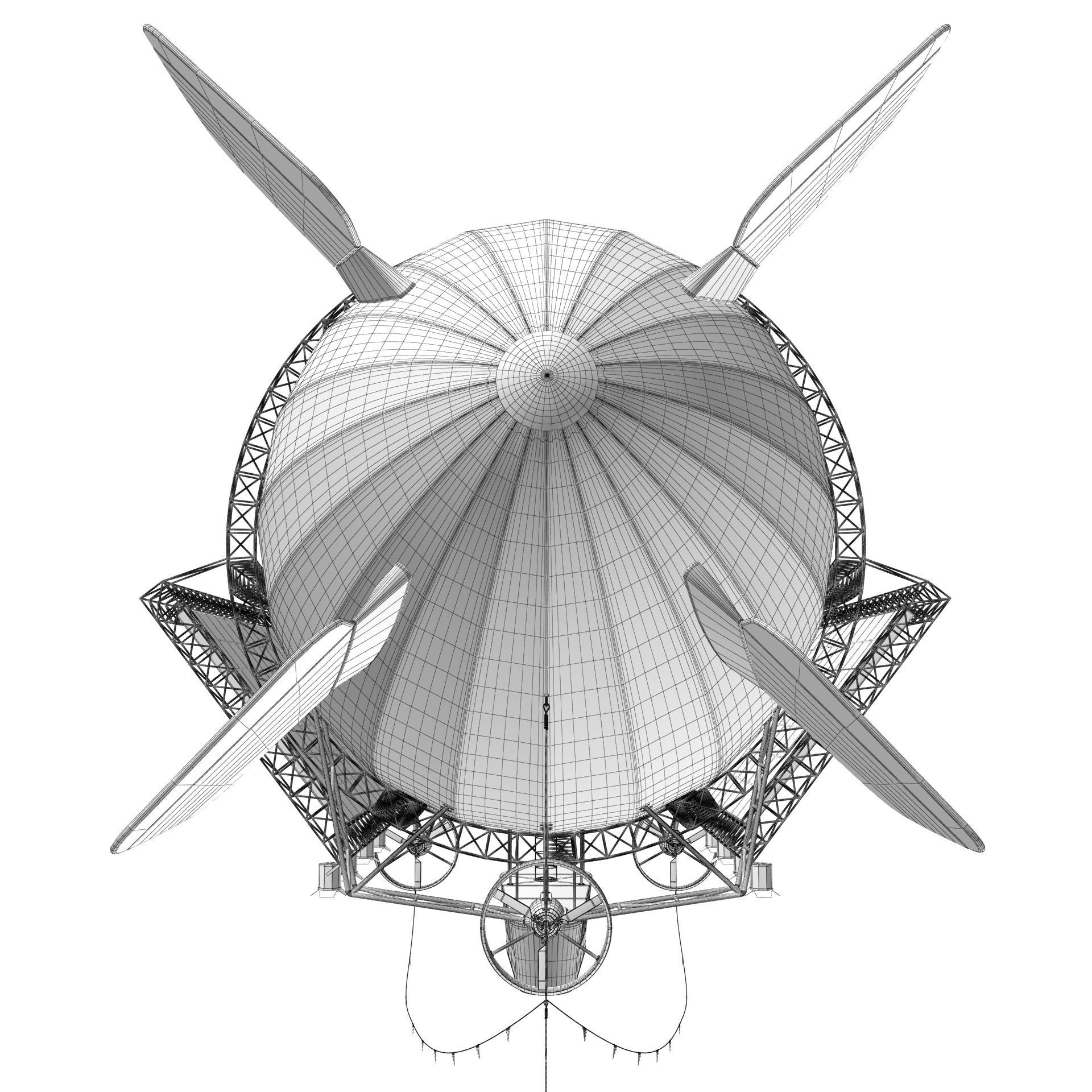 Advertising Zeppelin Pepsi 3D model_20