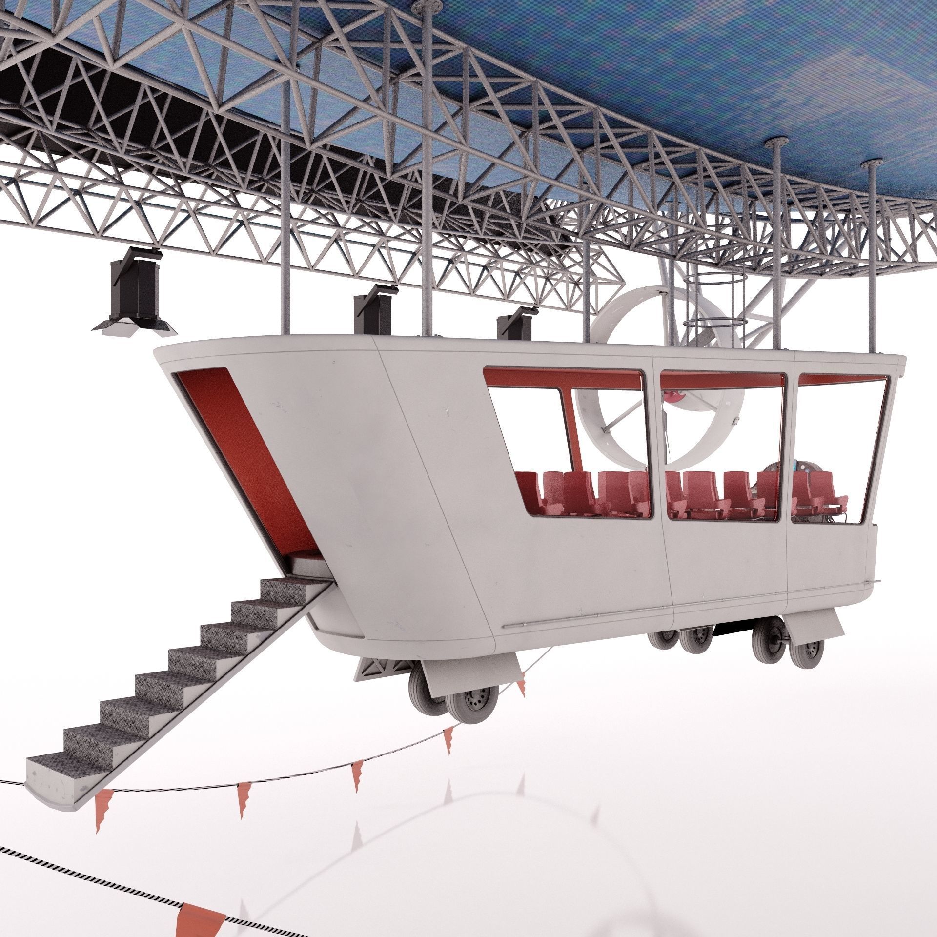 Advertising Zeppelin Pepsi 3D model_13