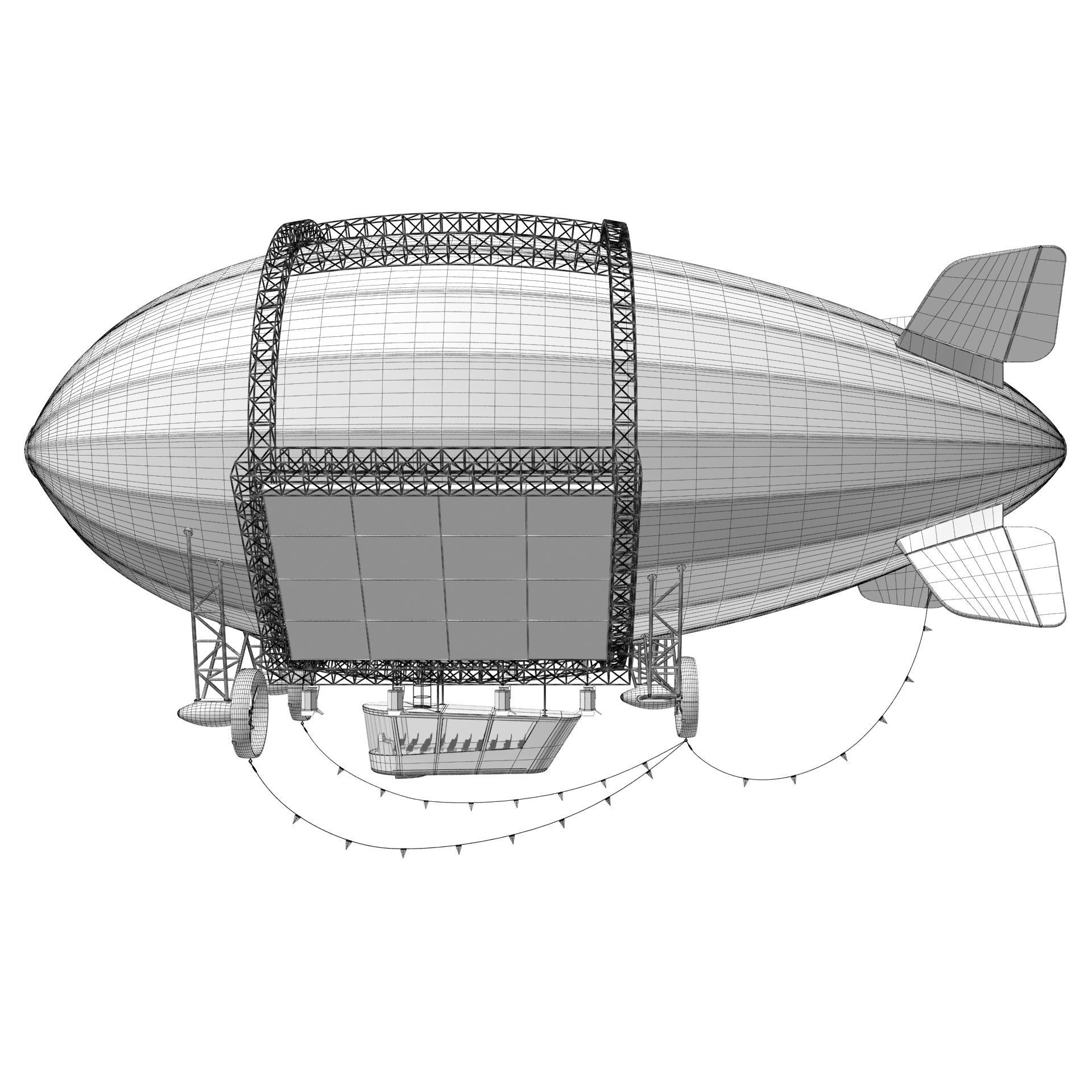 Advertising Zeppelin Pepsi 3D model_22