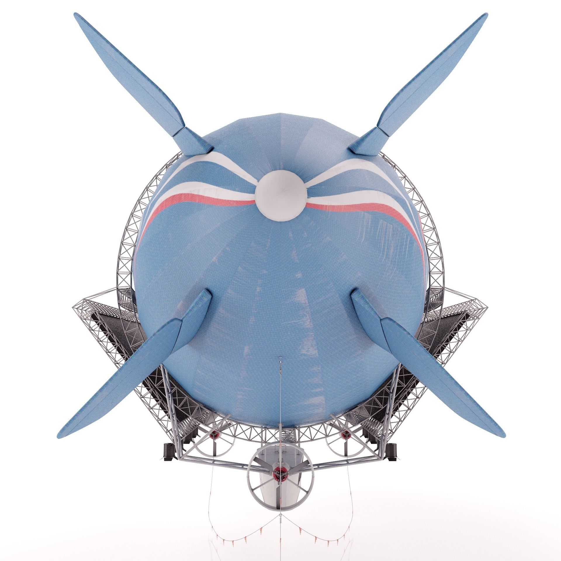 Advertising Zeppelin Pepsi 3D model_3