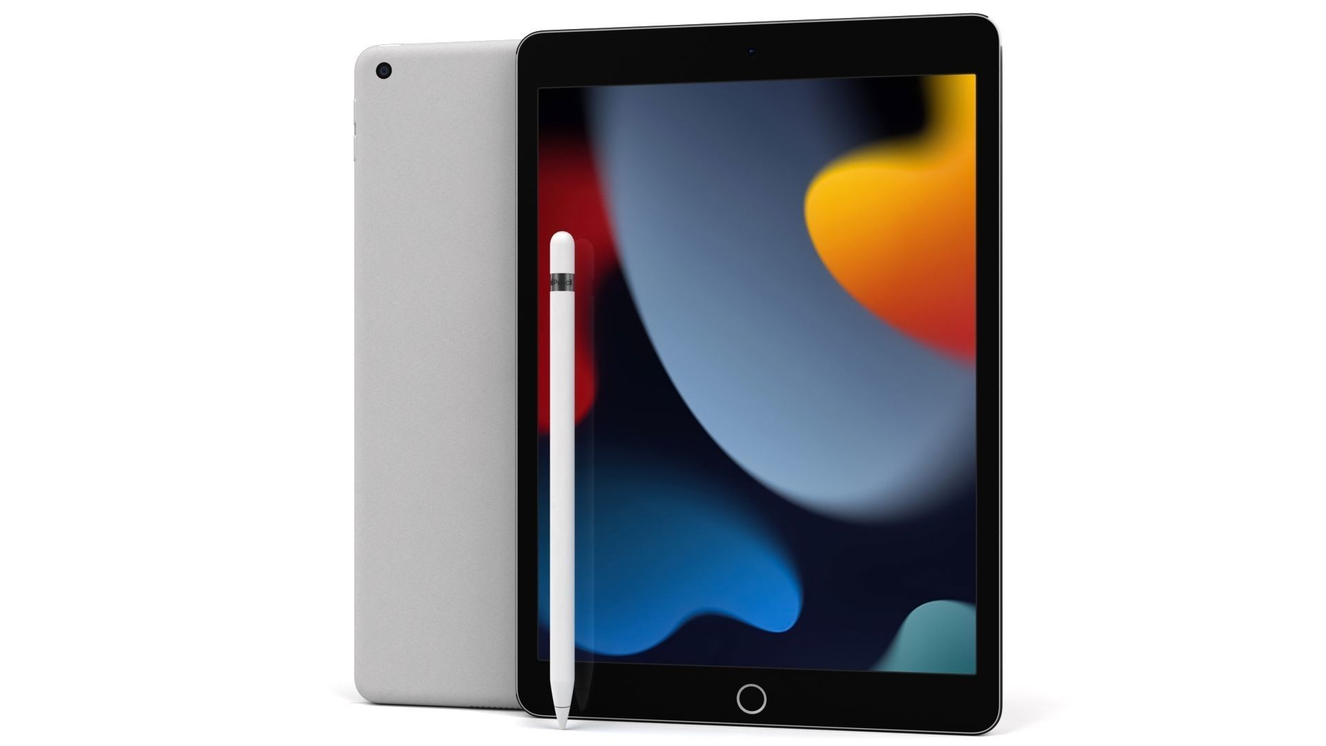 Apple iPad 10-2 2021 All Colors With pencil 3D model_19