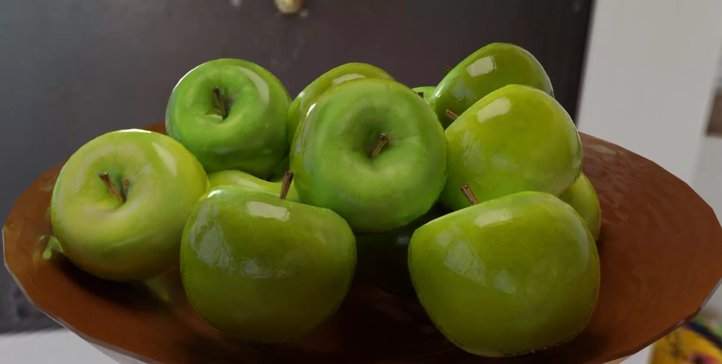 Realistic apples low-poly and low-price Low-poly 3D model_0