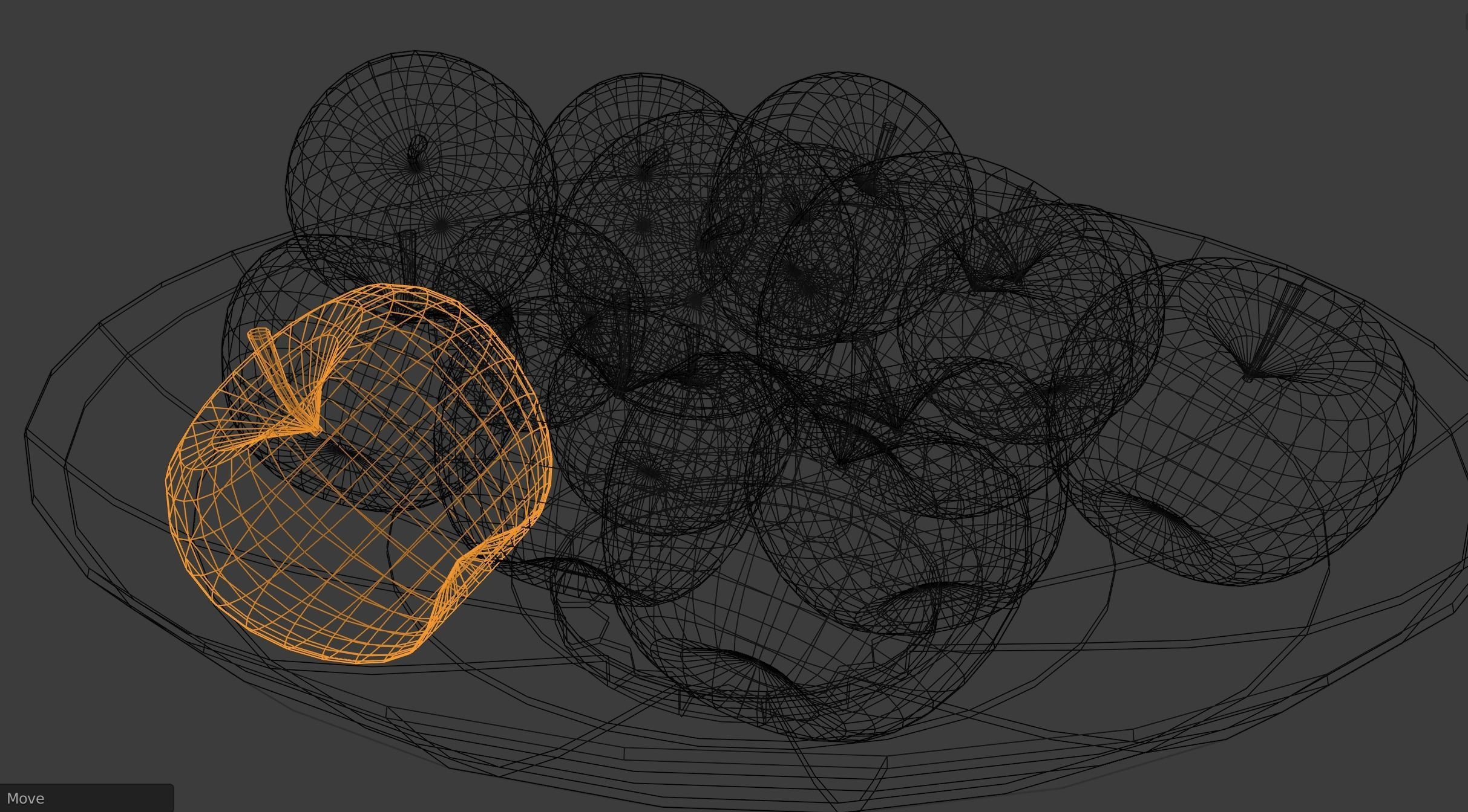 Realistic apples low-poly and low-price Low-poly 3D model_6