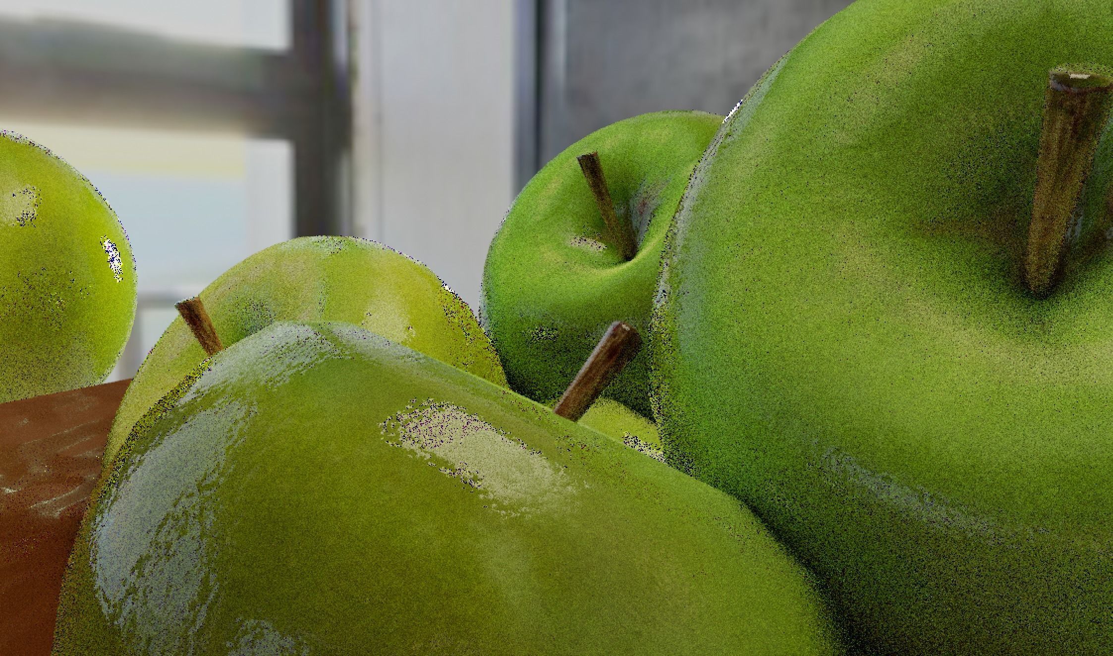 Realistic apples low-poly and low-price Low-poly 3D model_2