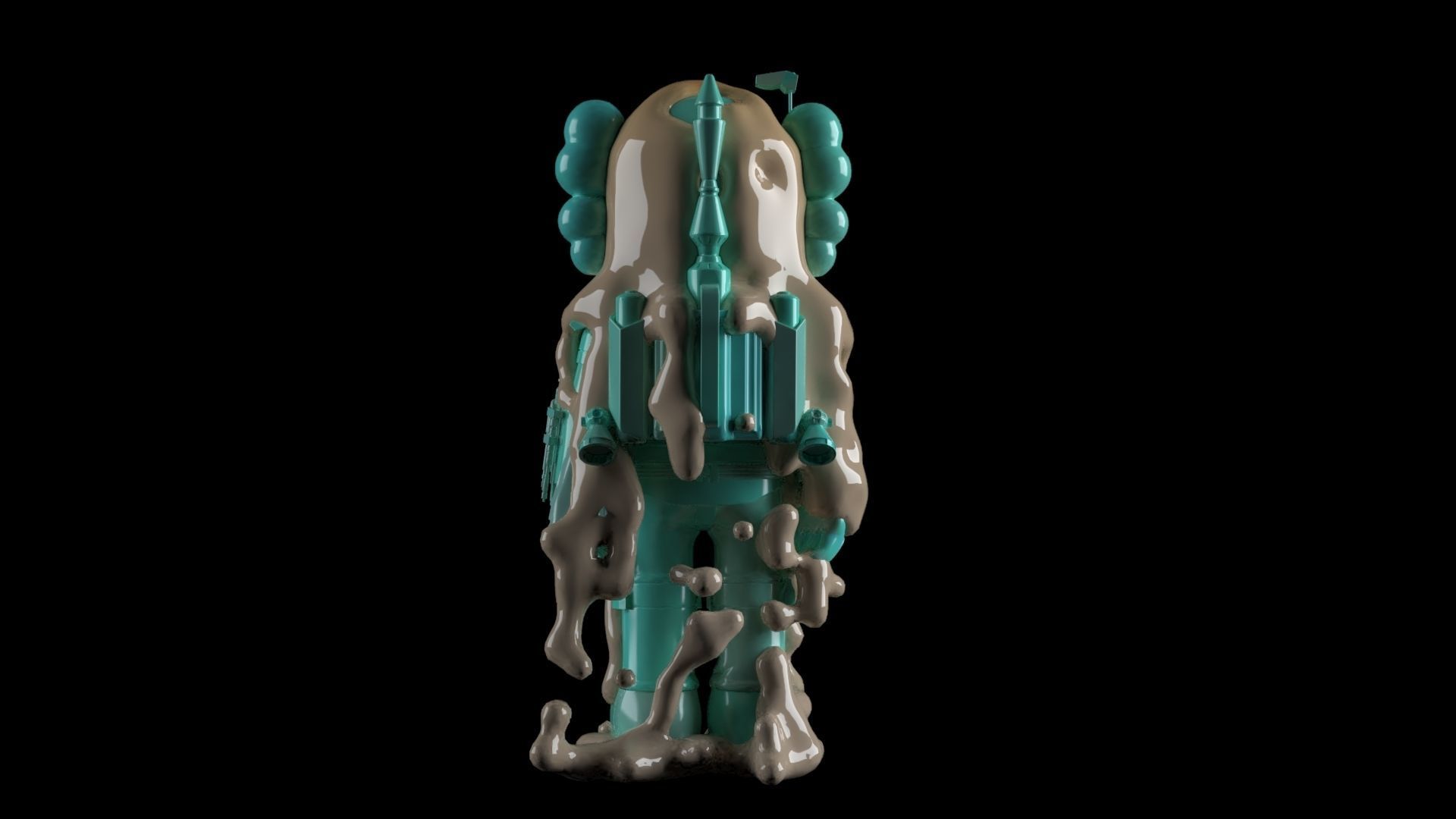 Kaws Star Wars Soldier 3D print model_2