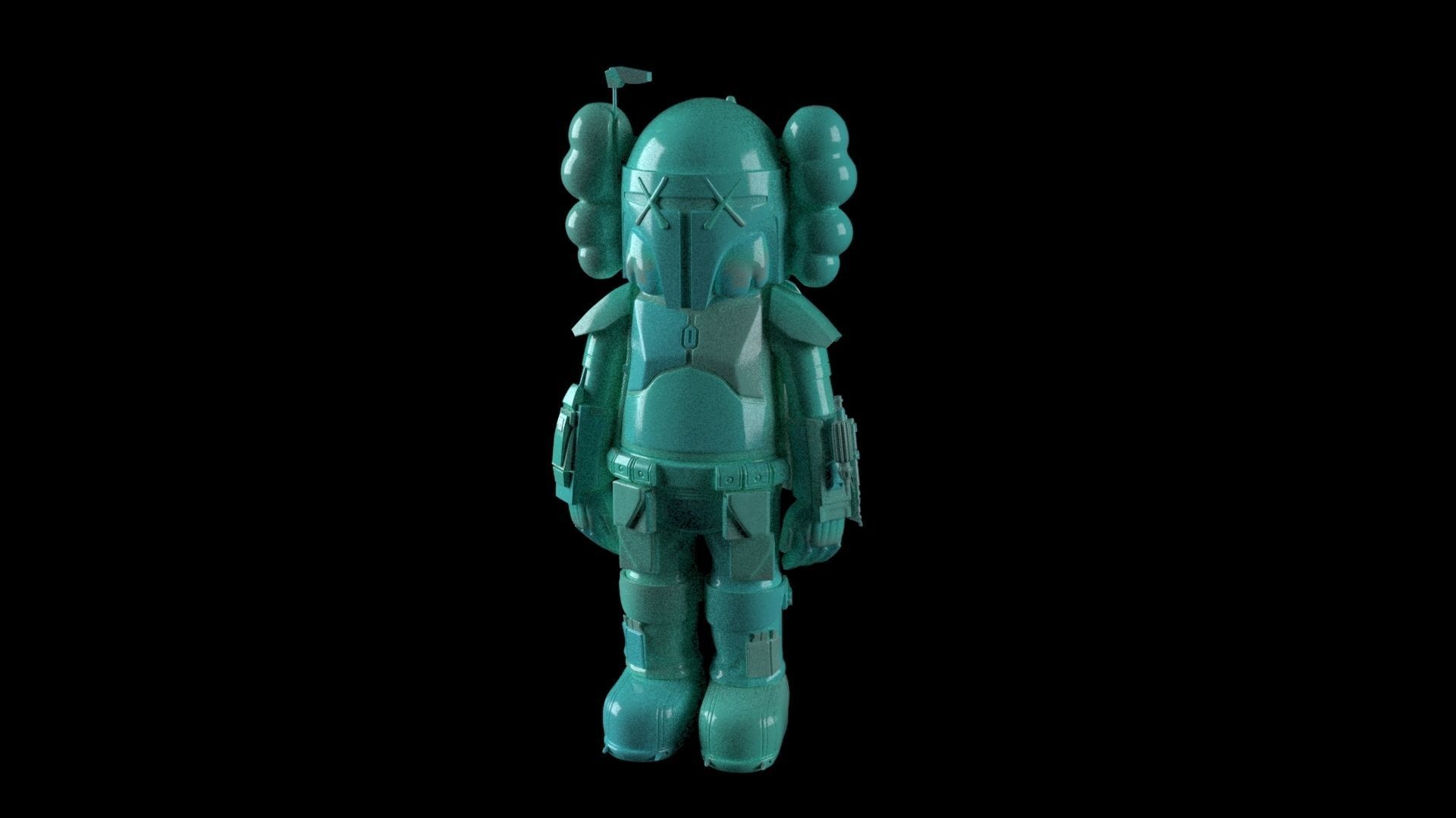 Kaws Star Wars Soldier 3D print model_5