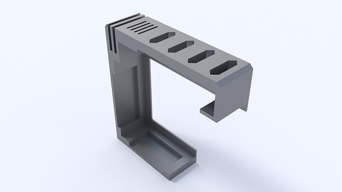 USB SD adapter holder 3D print model