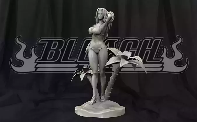 Bleach Rangiku Matusmoto beach Swimsuit  3d Print figure statue 3D print model