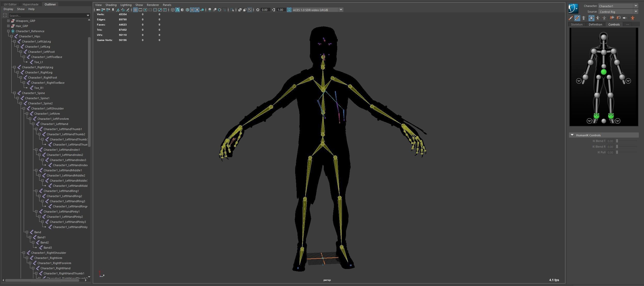 WelderMutant zombie Low-poly 3D model_15