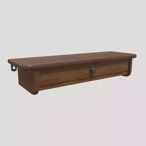 Wall Shelf 2 With Drawer