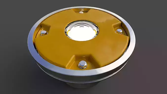 Threshold Lamp 01 Low-Poly Low-poly 3D model