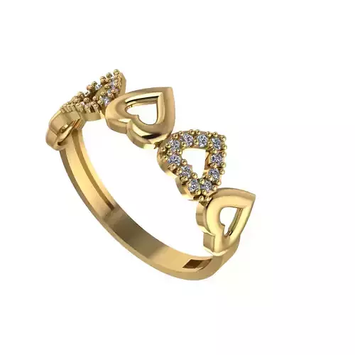 heart love wedding ring